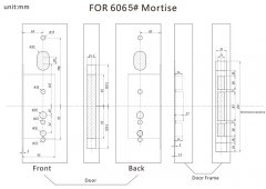 P8010 fingerprint smart lock Ho